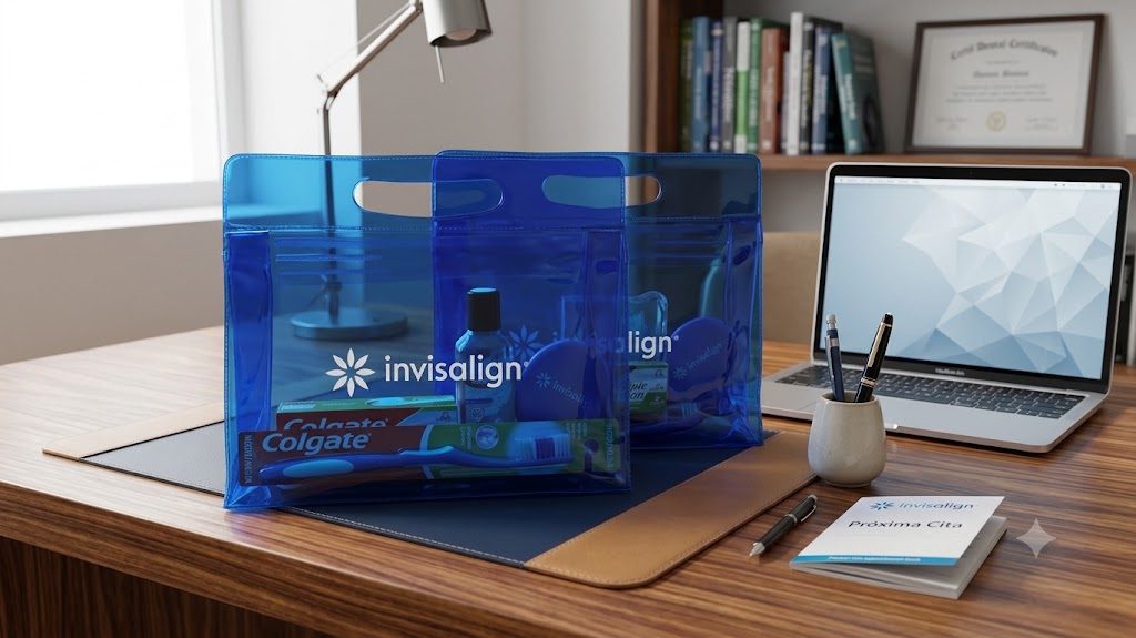 Neceser Impermeable Invisalign Colgate Tucán