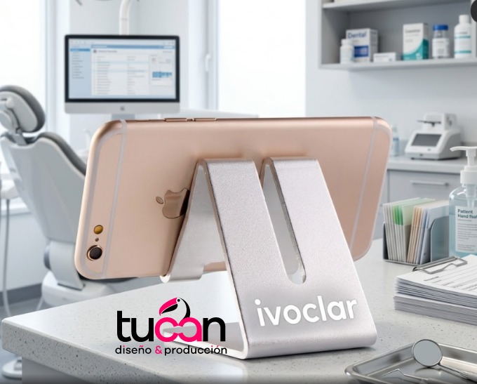 Soporte Celular Aluminio Anodizado Ivoclar Tucán
