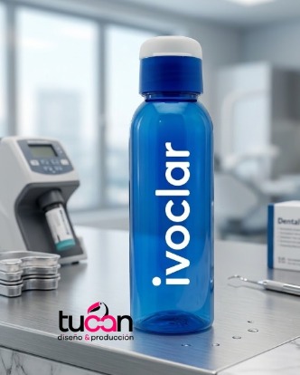 Botella Deportiva Translúcida Tritan Ivoclar Tucán