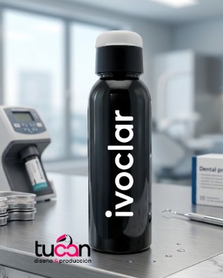 Termo Metálico Negro Glossy Ivoclar Tucán