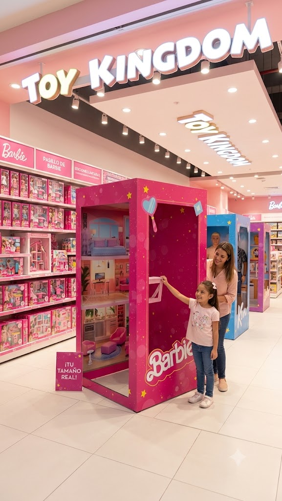 Cabina Inmersiva Barbie Toy Kingdom Tucán
