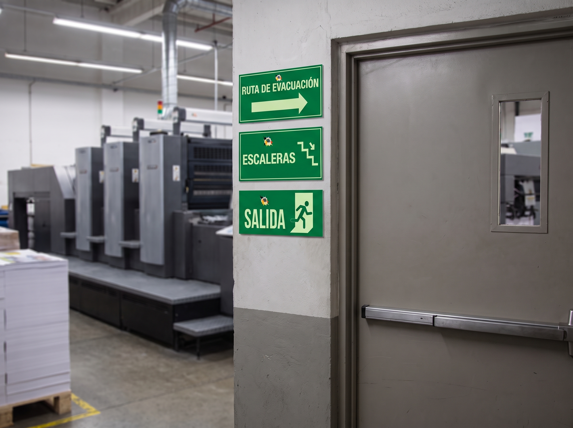 Señalización en entornos laborales y seguridad SST