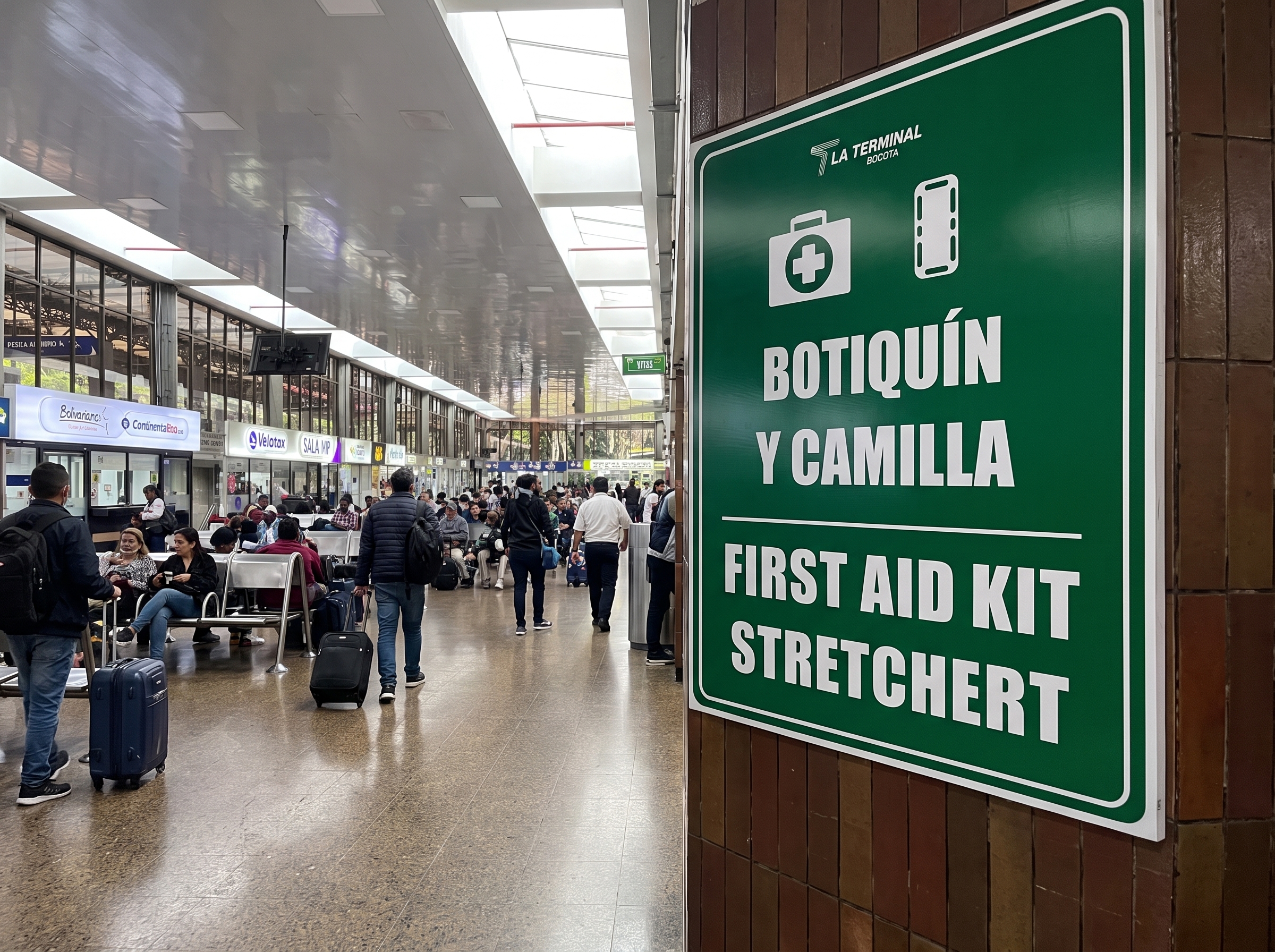 Señalización Integral en la Terminal de Transportes de Bogotá